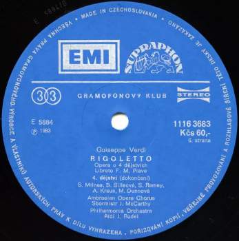 Giuseppe Verdi: Rigoletto (3xLP + BOX + BOOKLET)