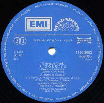 Giuseppe Verdi: Rigoletto (3xLP + BOX)