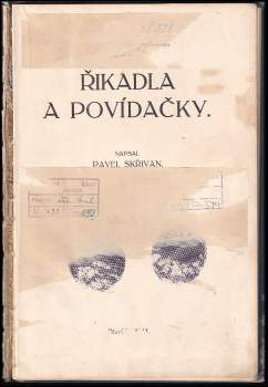 Pavel Skřivan: Řikadla a povídačky