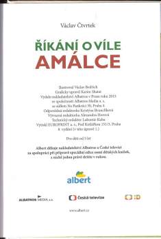 Václav Čtvrtek: Říkání o víle Amálce
