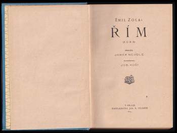 Émile Zola: Řím