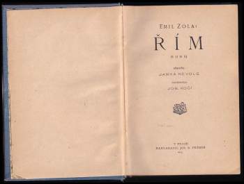 Émile Zola: Řím