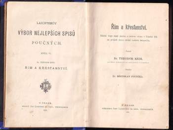 Karl Theodor Keim: Řím a křesťanství