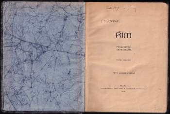 Josef Svatopluk Machar: Řím