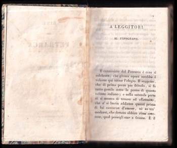 Francesco Petrarca: Rime del Petrarca: Volume primo + Volume secondo