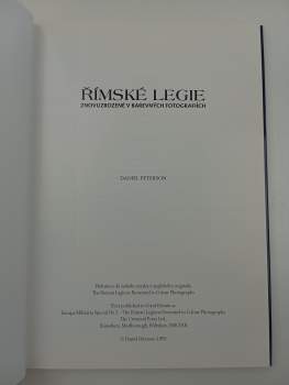 Daniel Peterson: Římské legie