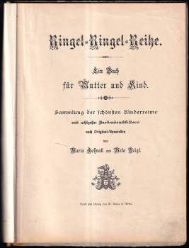 Maria Hohneck: Ringel-Ringel-Reihe - Ein Buch für Mutter und Kind.