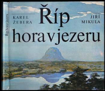 Říp, hora v jezeru