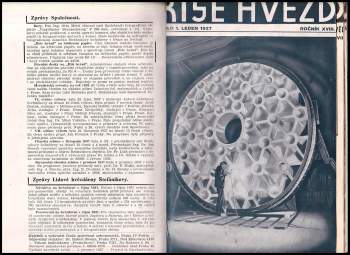 Hubert Slouka: Říše hvězd, ročník XVIII.