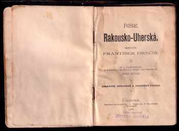 František Hrnčíř: Říše Rakousko-Uherská