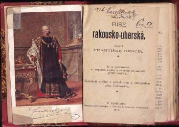 František Hrnčíř: Říše Rakousko-uherská