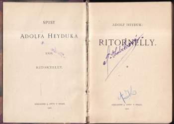 Adolf Heyduk: Ritornelly