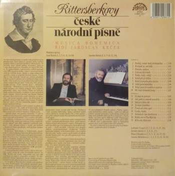 Musica Bohemica: Rittersberkovy České Národní Písně
