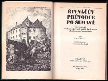 František Adolf Borovský: Řivnáčův průvodce po Šumavě