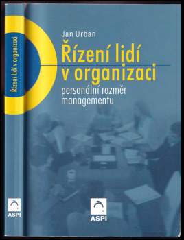 Jan Urban: Řízení lidí v organizaci