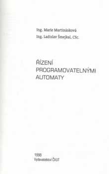 Řízení programovatelnými automaty