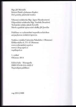 Jiří Michalík: Robert Fludd a Johannes Kepler: dvě podoby platónské tradice