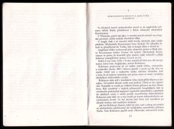 Daniel Defoe: Robinson Crusoe