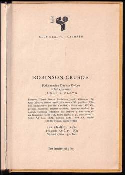 Daniel Defoe: Robinson Crusoe