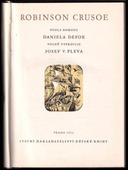 Daniel Defoe: Robinson Crusoe