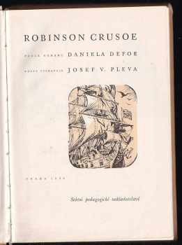 Josef Věromír Pleva: Robinson Crusoe