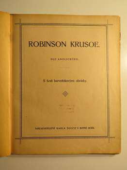 Daniel Defoe: Robinson Krusoe