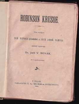 Daniel Defoe: Robinson Krusoe