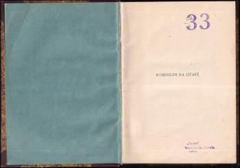 Karel Klostermann: Robinson na Otavě a jiné povídky