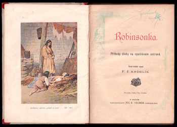 František Josef Andrlík: Robinsonka - příhody dívky na opuštěném ostrově