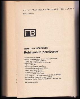 František Běhounek: Robinzoni z "Kronborgu"