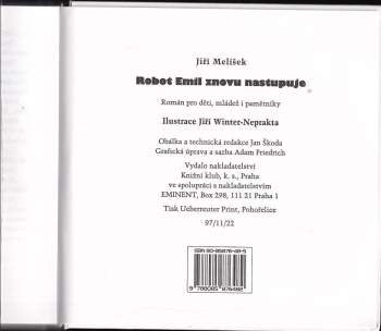 Jiří Melíšek: Robot Emil znovu nastupuje