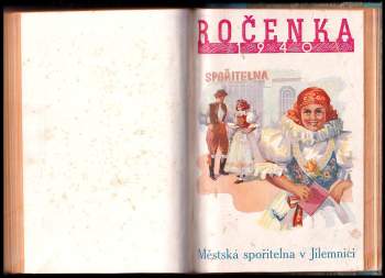 Ročenka 1942, Městská spořitelna v Mnichově Hradišti + Ročenka městské spořitelny v Jilemnici na rok 1932 + Ročenka na rok 1933 - 1936, Městská spořitelna v Jilemnici  + Ročenka 1940, Městská spořitelna v Jilemnici