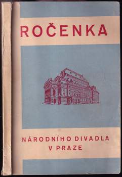 Ročenka Národního divadla v Praze 1934
