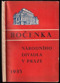 Ročenka Národního divadla v Praze 1935