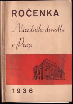 Ročenka Národního divadla v Praze 1936