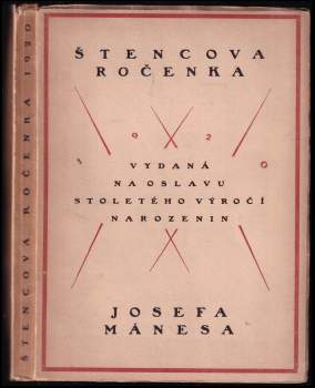 Ročenka Štencova grafického kabinetu na rok 1920