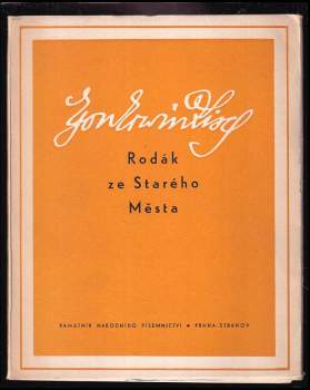 Egon Erwin Kisch: Rodák ze Starého Města