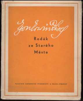 Egon Erwin Kisch: Rodák ze Starého Města