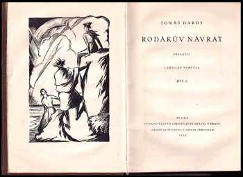 Thomas Hardy: Rodákův návrat I. - II. díl