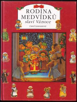Rodina medvídků slaví Vánoce