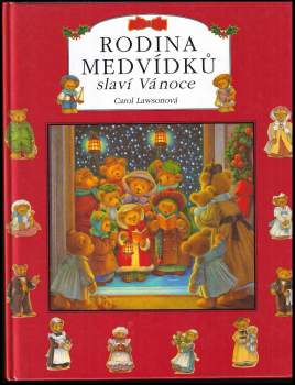 Rodina medvídků slaví Vánoce