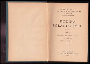 Henryk Sienkiewicz: Rodina Połanieckých