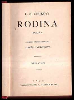 Jevgenij Nikolajevič Čirikov: Rodina