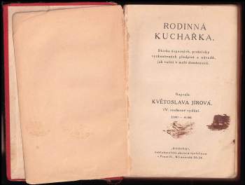 Květoslava Jírová: Rodinná kuchařka