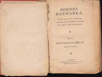 Květoslava Jírová: Rodinná kuchařka