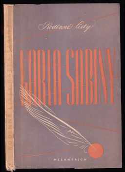 Karel Sabina: Rodinné listy Karla Sabiny