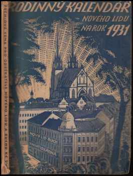 Rodinný kalendář Nového Lidu na rok 1931