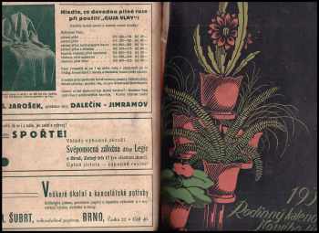 František V. Pokorný: Rodinný kalendář nového lidu na rok 1934 a 1936 - čítanka pro náš lid - ročník XXII a XXIV