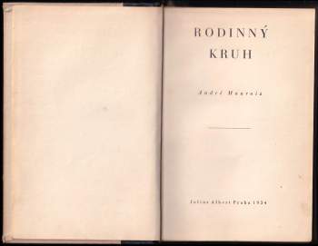 André Maurois: Rodinný kruh