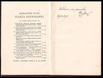 Ignát Herrmann: Rodiny a rodinky